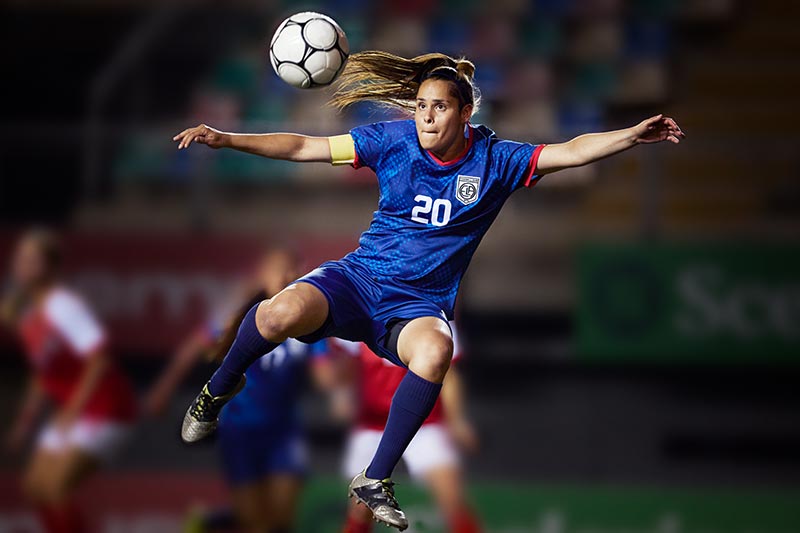 Female soccer player